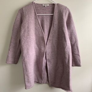 Madewell | Lavender Open Cardigan